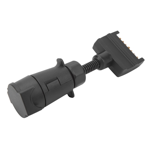Trailer Adapter Stik 7 PIN Rund hun til flad han Nem at bruge ledningskontakt til campingvogn båd