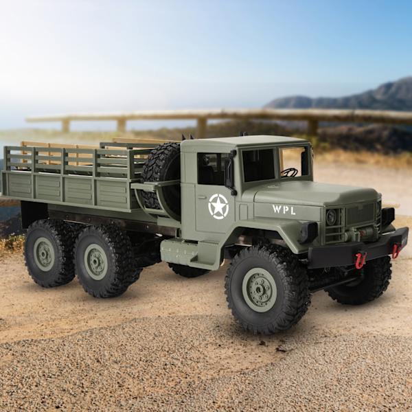 6WD RC Car 2.4G Fjärrkontroll Crawler Car Climbing Vehicle Toy (armégrön)