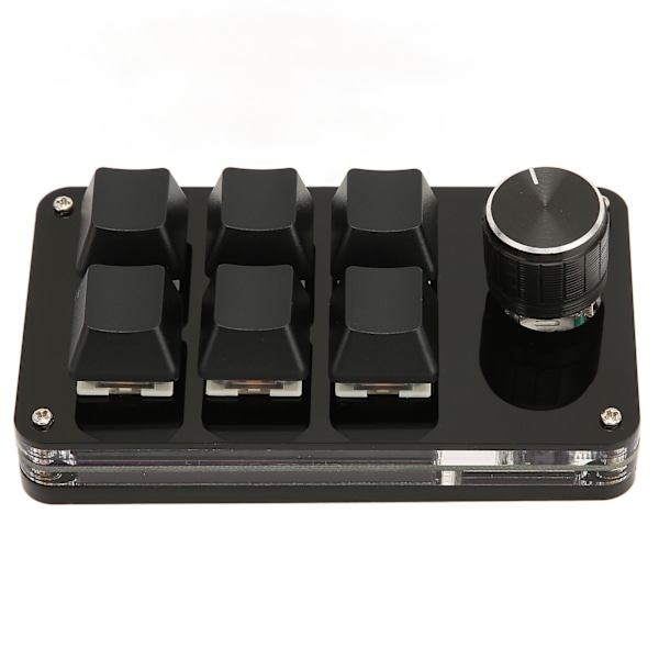 6-näppäiminen mininumeronäppäimistö pyöritettävällä USB DIY ohjelmoitava näppäimistö OSU Gaming Keyboard pelaamiseen ja toimistoon