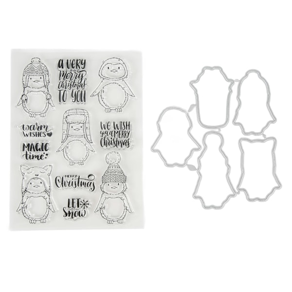 Klare Stempler Sunt Materiale Gjenbrukbart Klart Unikt Mønster Bred Anvendelse Transparent Stempel for Håndverksprosjekter