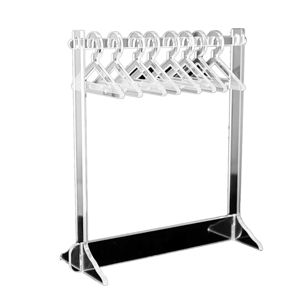 Örhänge Organizer Stand Kompakt Klar Akryl Smycken Hängande Display Ställ för Halsband Stud Örhängen Typ 2