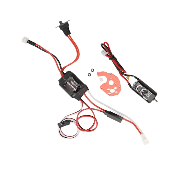 050 66T Børstet Motor 30A Børstet ESC Kit Høy Torsion PH2.0 Tilkobling for Axial Scx24 Fjernstyrt Bil