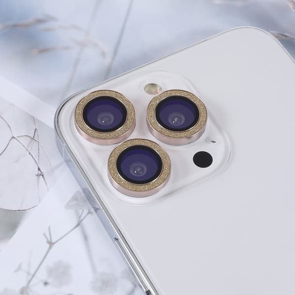 Glitter Kompatibel med iPhone 13 Pro Max deksel - Gull Guld gold