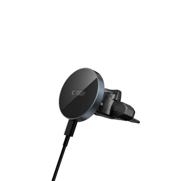 Tech-Protect 15W Magnetisk MagSafe Lader Kompatibel med Luftventil Svart 180