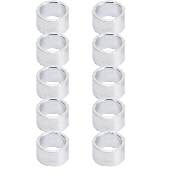 10 st aluminiumlegering distanshållare rund ogängad fristående stödbeslag Ytterdiameter 10mm6mm