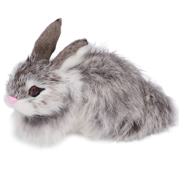 Realistic Plush Rabbit High Simulation Rabbit Hair Robust Durable Soft Comfortable Widely Used Rabbit Plush