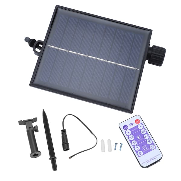 Solar String Light Control Box Automatisk Vandtæt Justerbar Lysstyrke Solar Lampe String Printplade Output Fladt Tryk 3V