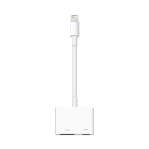 Lightning–HDMI-sovitin Lightning-latausliittimellä 140