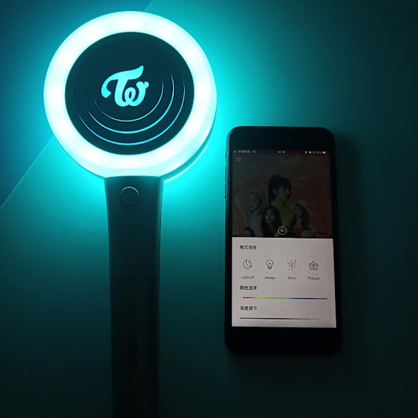 Til TWICE Ver.2 Lysstav Bluetooth Lightstick-gave til fans