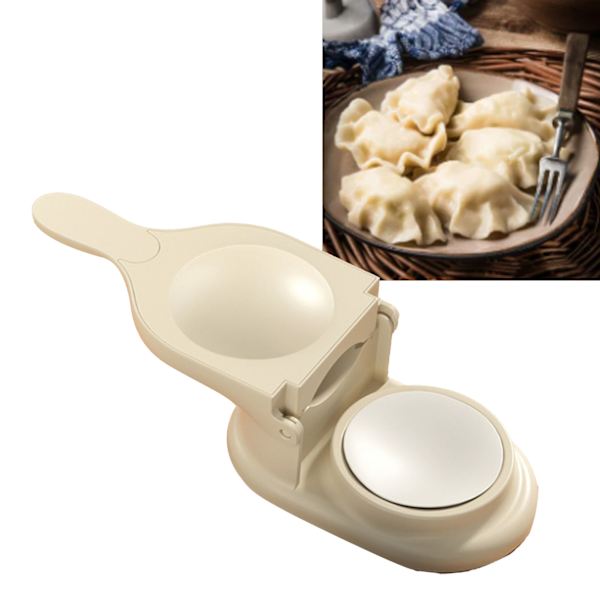 Dumpling Maker PP Manuell Dumpling Skin Maker Mögelpressmaskin DIY-verktyg för hemkök Vit
