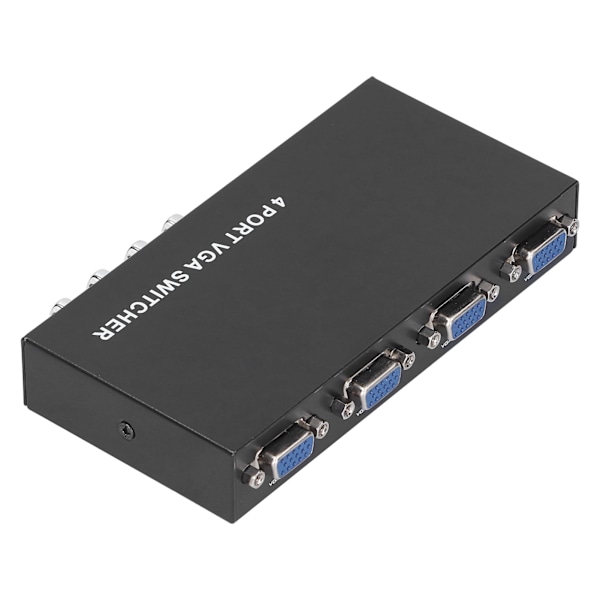 4-ports VGA-växlare SVGA-monitordelningsväxlare 4-i-1-ut för LCD-dator-TV-monitor