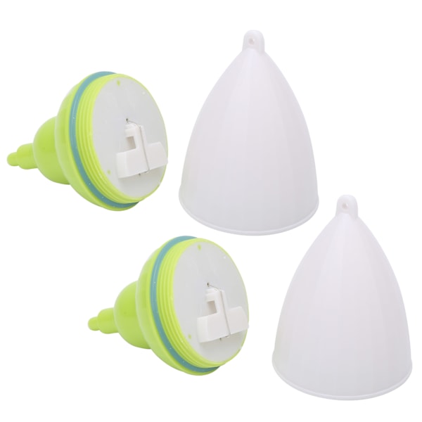 2 stk. Plastik LED Fiskeri Flydebobber Elektronisk Induktion til Natfiskeri Tackle Kit 28127-C40
