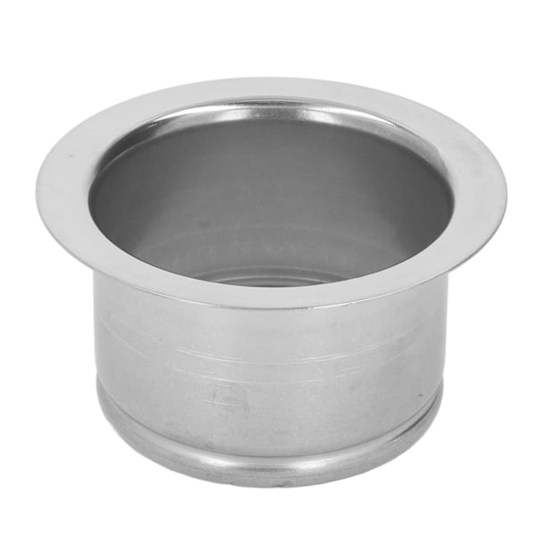 114 mm förlängd diskbänksfläns i rostfritt stål, djup sophantering, fläns Byte av diskbänk, tillbehör