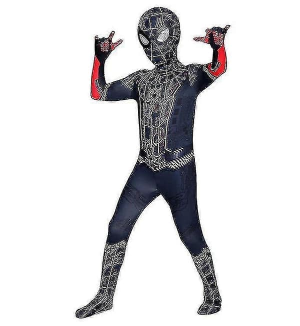 Spiderman Tights Kläder Spiderman Hjältar Återvänder Inte Kostym-r black