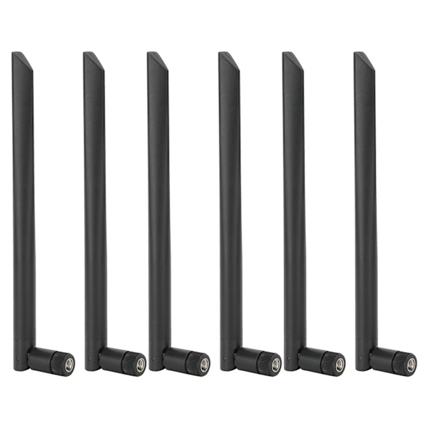 6 stk Wifi-antenne Dual Band Trådløst Netværk Perifer 8DB RPSMA AC 2.4G / 5G