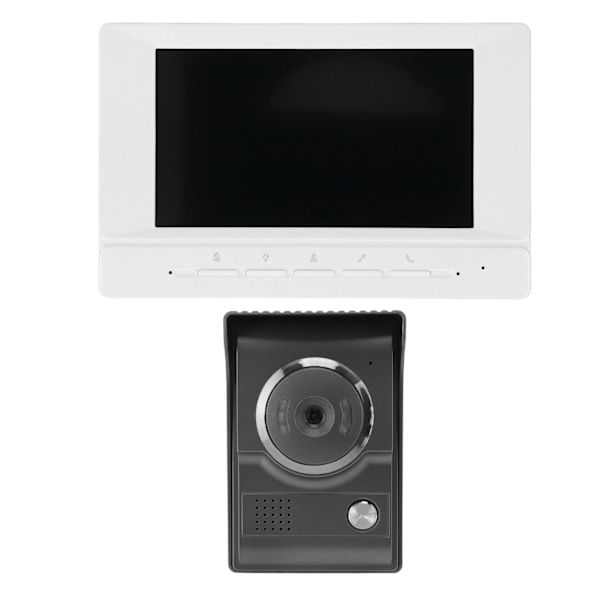 Videoovikello 7 tuuman HD Yökuva IP55 vedenkestävä intercom visuaalinen ovikello asunnoille 100‑240V AU-liitäntä