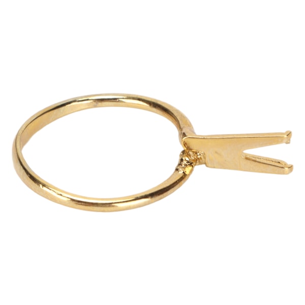 Ring Blank Support 4 Claw Form Visuellt stål Ring Spring Prong Tool för juvelerare Guld