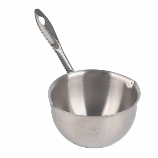 Smörvärmargryta allt i ett platt induktionsbotten i rostfritt stål Mini Smör Hot Pot Mjölkgryta Liten kastrull 300ml