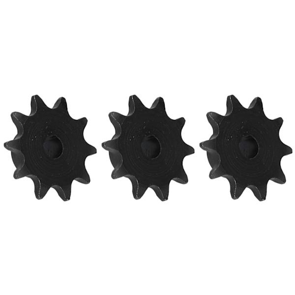 3 stk Stål Kædehjulsæt 8 mm Pitch 6 mm D Hul 10 Tænder 5307-1006-0010