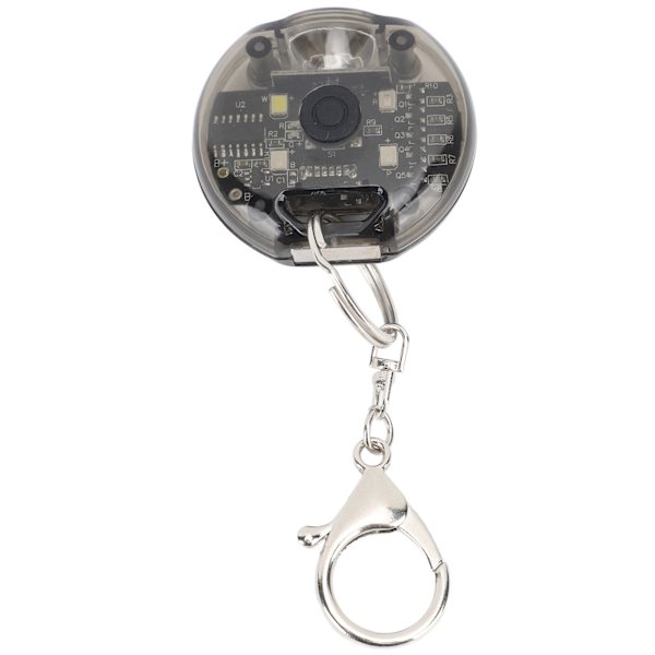 Utomhus Mini Strong Light Ficklampa Bärbar Uppladdningsbar Nyckelring Ficklampa med magnetisk botten
