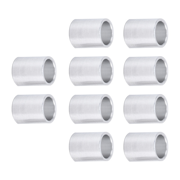 10 st aluminiumlegering distanshållare rund ogängad fristående stödbeslag Ytterdiameter 10mm12mm