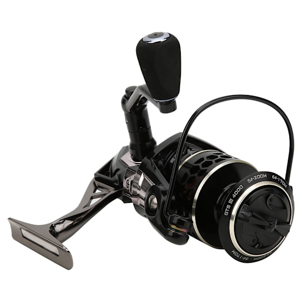 Metall Spinnhjul för Höger/Vänster Hand, Utbytbart, Saltvattenfiske, Baitcasting, GTS 4000