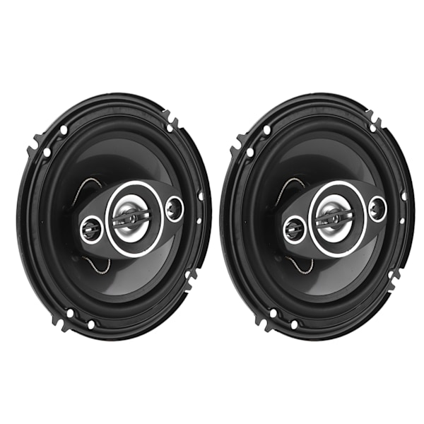 2 st 16,51 cm/6,5 tum Bil Koaxialhögtalare 90dB 500W Full Range Universal för Ljudsystem