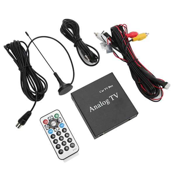 Bil Analog TV-box Mobil DVD TV-signalmottagare PAL SECAM NTSC Full System OSD Menyvisning