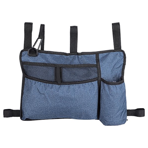Walker Taske Vandafvisende Rollatoropbevaring Sidetaske Walker Organizer Pocket PackBlue
