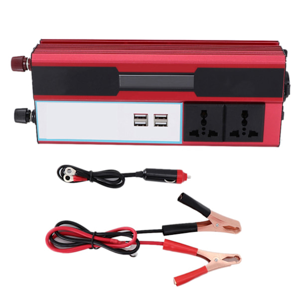 4000W Solar Power Inverter Wave Digital Display Telefon 4 USB-laddare 220-240V