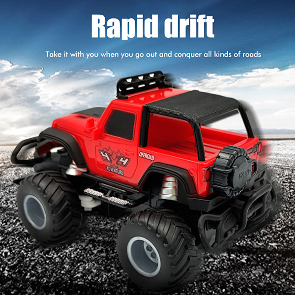 RC-bil Fjernkontroll Off Road Racing Kjøretøy 4WD RC Kjøretøy Lastebil for Gutter Barn Voksne