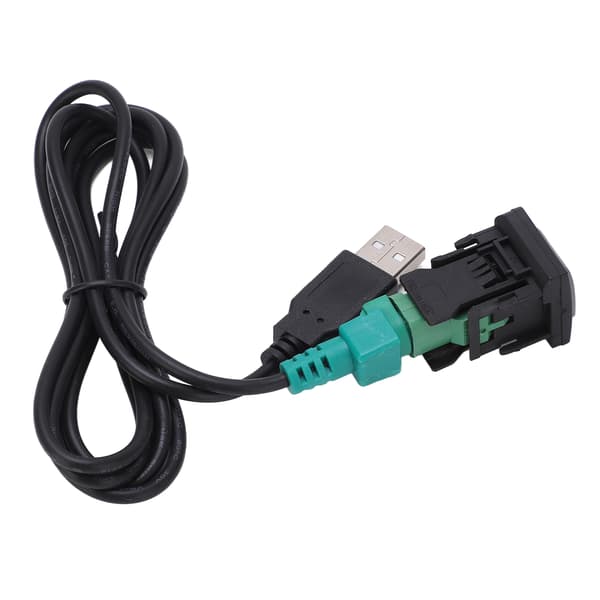 Bil Line Out Adapter 3RCA Kabel Adapter Udskiftning til DVD Navigation Headunit 6Pin Blå AV Port 3040