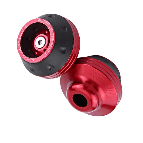 CNC Aluminium Front Fork Wheel Frame Sliders Motorcycle Crash Protector Scooter Moped Red