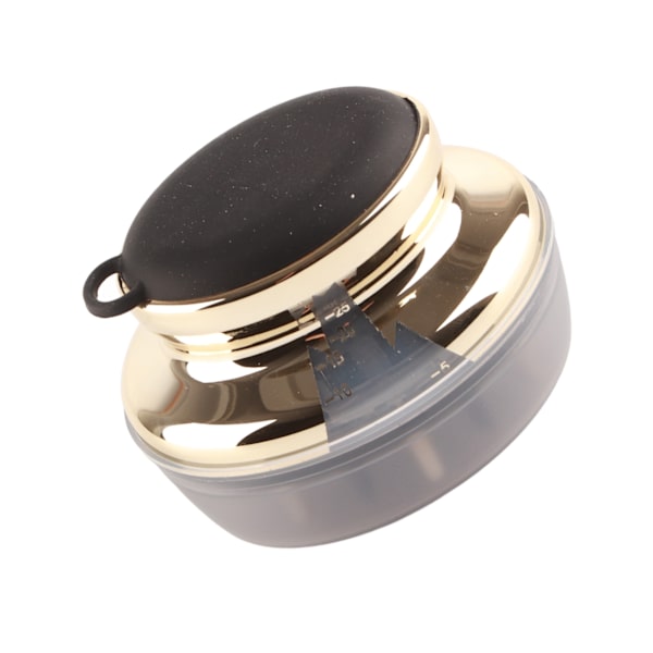 Scalp Applikator Kam Perspektiv Skala Fönster Design Ergonomisk eterisk oljebeständig hårbotten Massager BrushGold