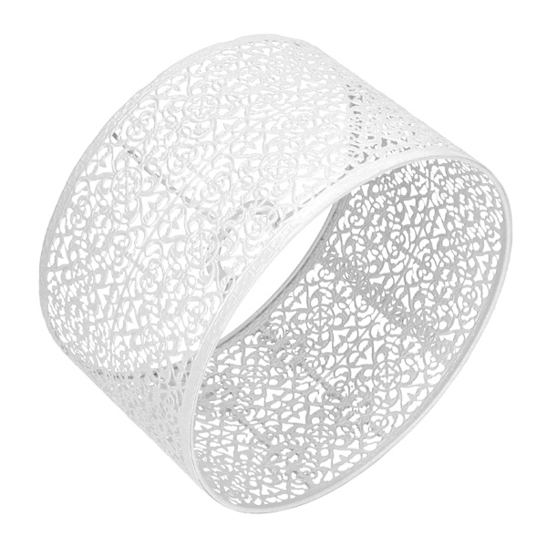 Lampe Skærm Hul Metal Lampe Skærm E27 E14 Universal Anvendelse God Varmeafledning Fint Lampebeskyttelse Hvid