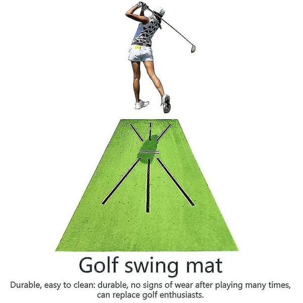 Golf Träningsmatta För Swing Golf Träningsmatta Batting Mini Golf Golf Träningshjälp Set