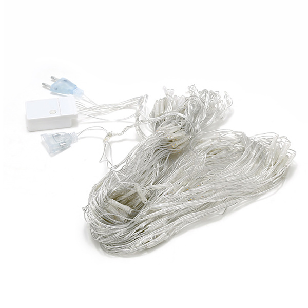 Net Mesh String LED Lights 4,9x4,9ft Vattentät Utomhus Jul Net Lights för jul Utomhusbröllop