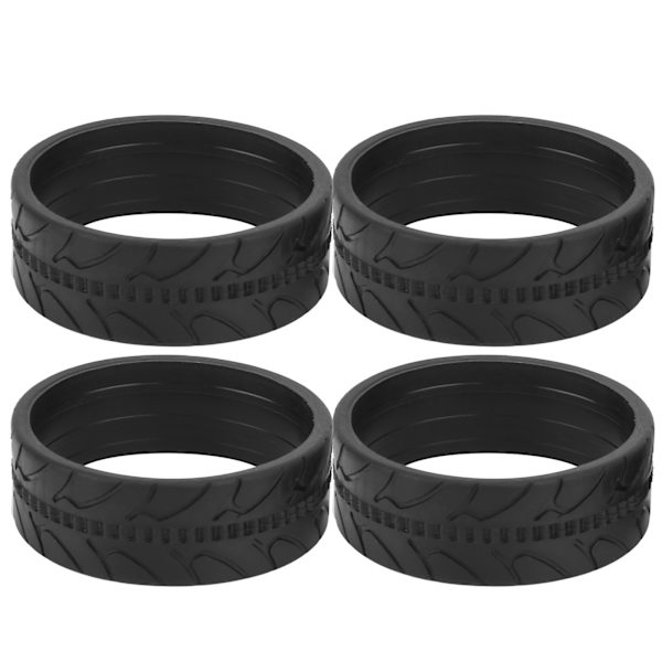 4 kpl RC-kumirenkaita renkaita 1/10 RC-nopeille kauko-ohjattaville autoille päivitysosia Nopeita renkaita
