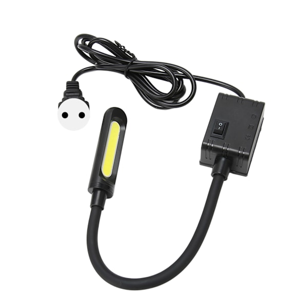 Symaskine LED-lys med fleksibel svanehals magnetisk adsorption 10 lysdioder energibesparende sylys 110‑240V EU-stik