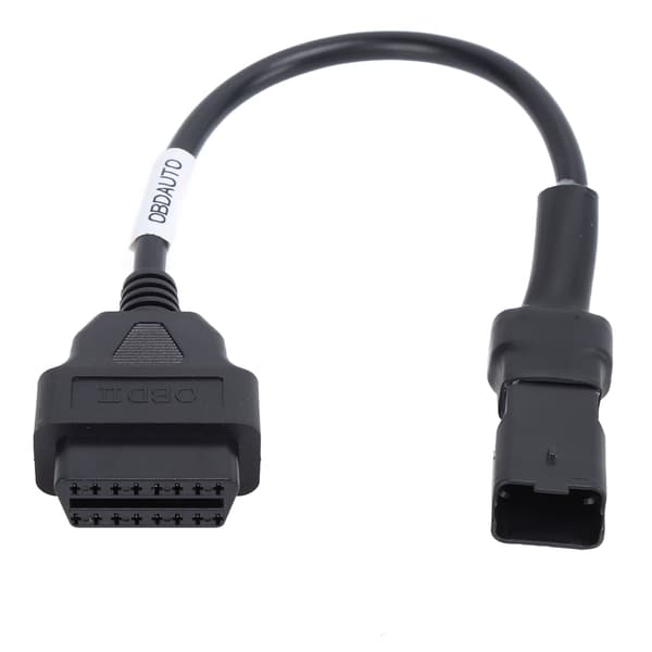 4-pin OBD Diagnostic Cable Adapter OBD2 Extension Connector Replacement for Ducati Motorcycles