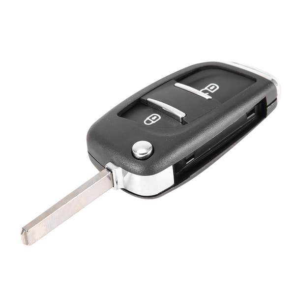 Fjernkontrollnøkkelhusdeksel med 2 knapper CE0536 Passer til Citroen C2 C3 C4 C5 C6 C8 (Type B)
