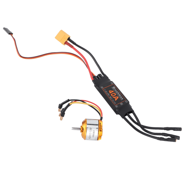 2212 1000KV Motor 40A borstlöst ESC-set Tillbehör för RC Drone Helikopter FPV-modell