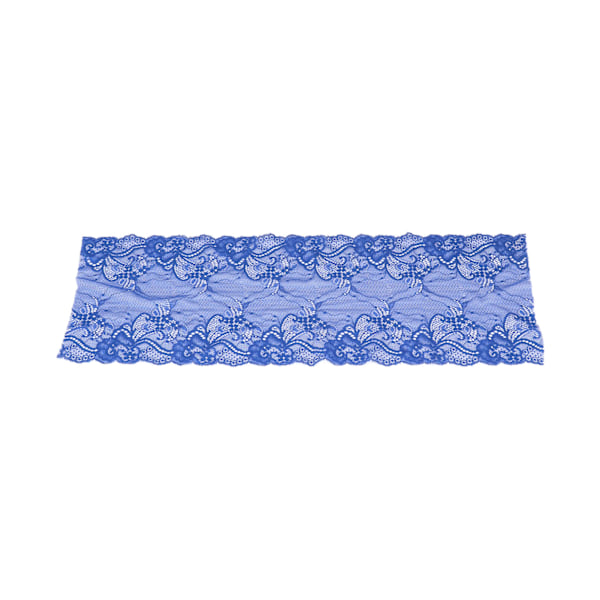Spetsband 19cm Brett 10 Yards Bra Elasticitet Säker Användning Enkel Hantering Lägg Till Elegans Klädtillbehör Blå