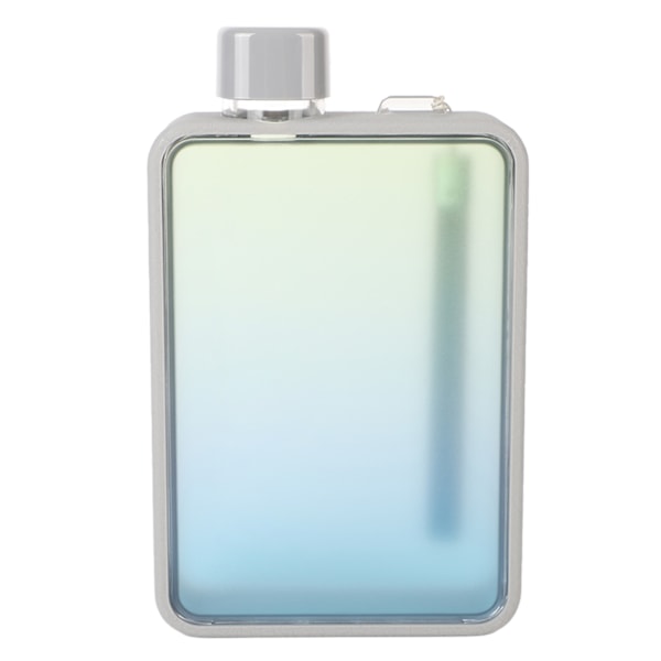 300 ml litteä vesipullo A5 Slim vesipullo ulkoilmakäyttöön Leirintäalueelle Kuntosaliin Fitness Gradient Harmaa