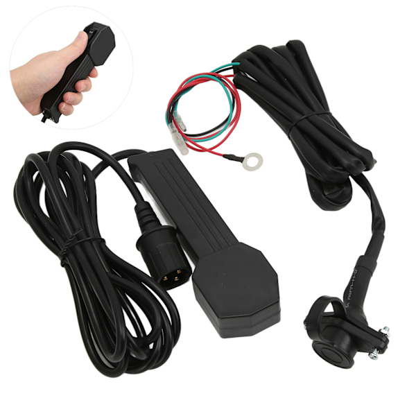12V Handheld Winch Remote Control with 9ft Cable Electric Manual Waterproof for ATV UTV