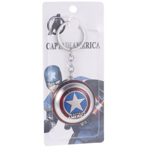 Nøglering Marvel The Avengers metal nøglering Captain America Shield