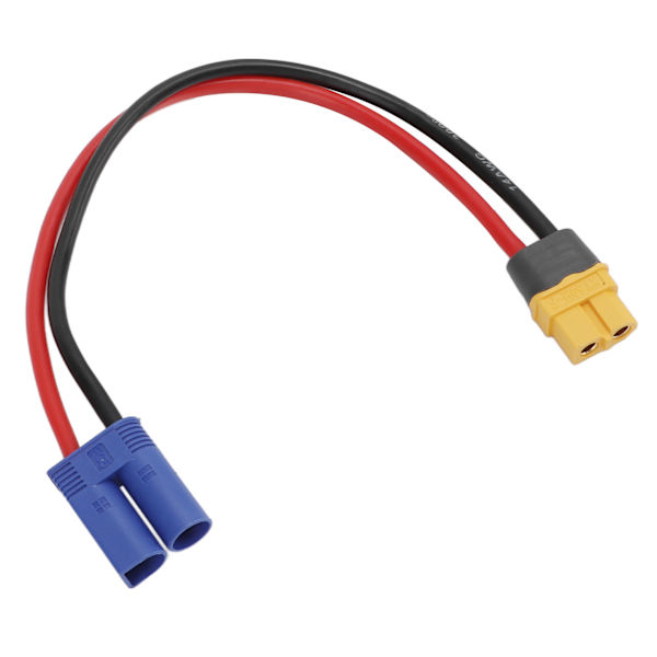 RC-naaras-EC5-uroskaapeli 14AWG XT60HF korkea virta kestävyys korroosionkestävyys EC5-liitäntäsovitinkaapeli