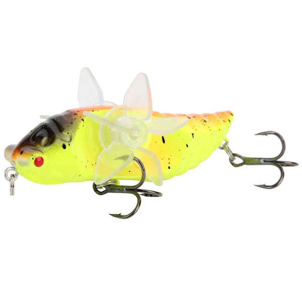 Topp Vatten ABS Plast Hård Konstgjord Simulering Rotation Traktor Fiskebete Lure Tackle Tillbehör Y238-3