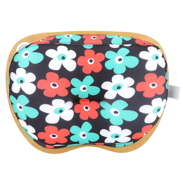 Multifunksjonelt mini bærbart bordstativ for laptop med pute Sengestøtte for hjemmekontoret (Blomstermønster)