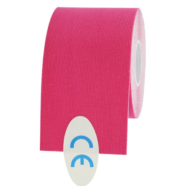 5cm*5m Bomullsstrapping for Muskelskader Elastisk Lim Sport Tape Rosa
